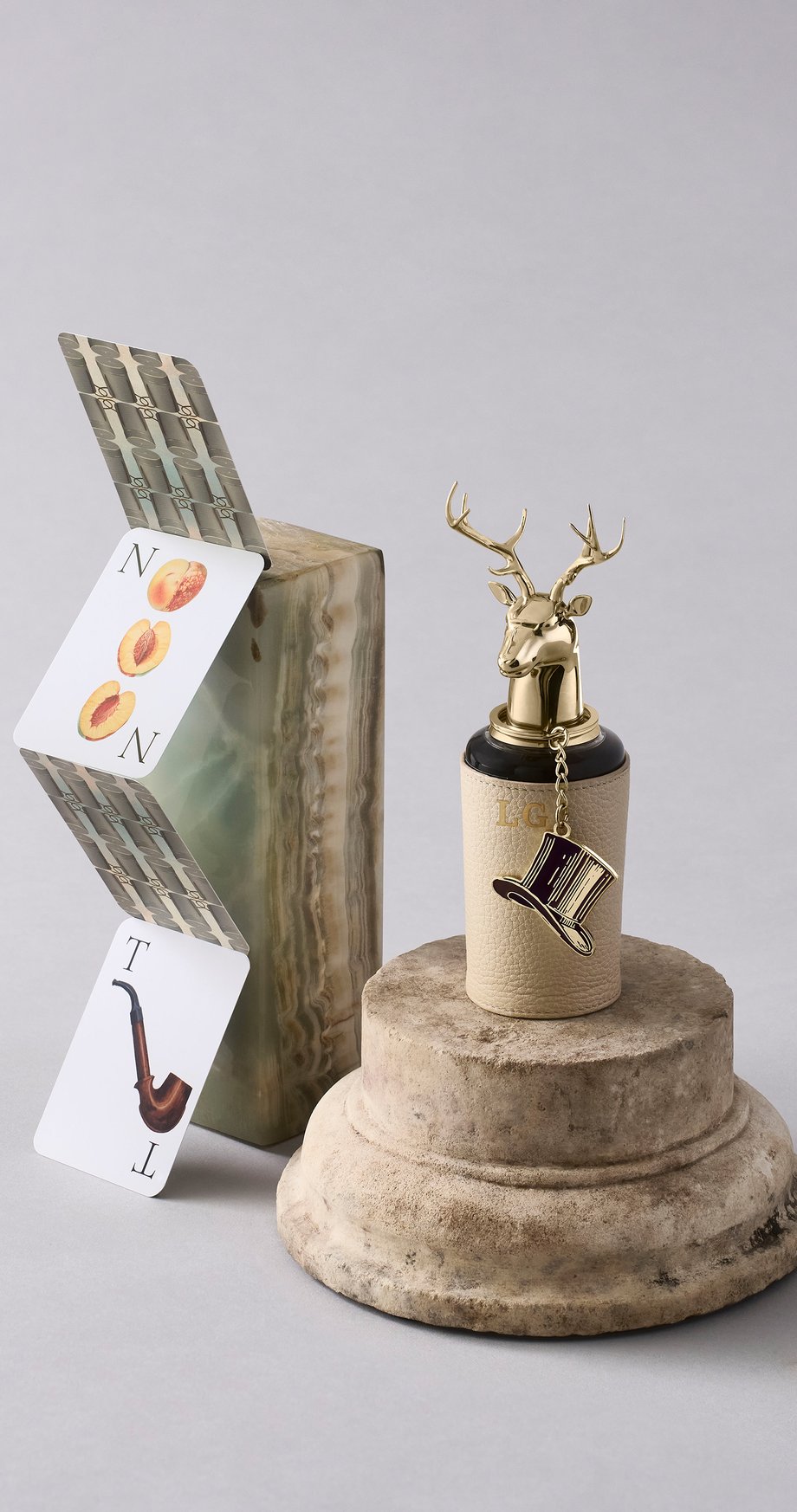 Lord George with customised leather sleeve